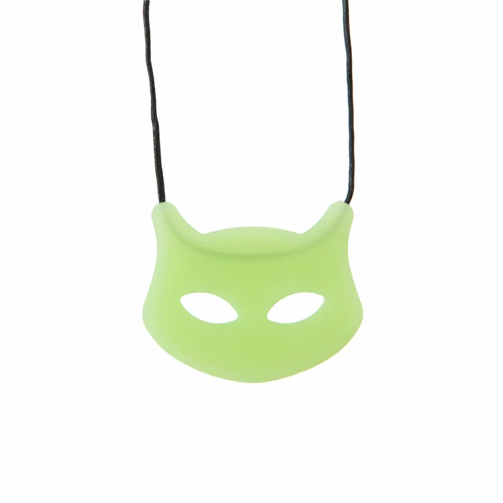 Chewigem Cat in Glow in the Dark is a fun tough teething chain for children