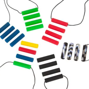 Chewigem Chubes bite chain – loose tubes, can be attached to hoodie, for children with ADHD and chewing need