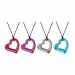 CheWigem chew jewelry heart is a popular design for girls and adults. The heart is somewhat flexible because it is not only pleasant for chewing needs but also ideal for fidgeting.