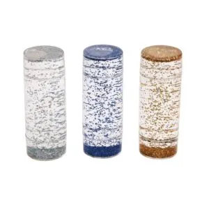 The dazzling glitter floats through the glitter tube as you move the tube.