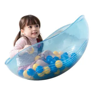 The Rocking Bowl is a delicious bowl to let children balance... to lie in, to cradle in, to hide under...