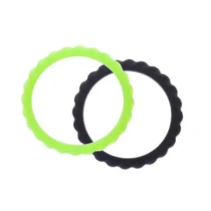 Chewigem Twister teething bracelet is suitable for children with a slight chewing need, also nice to fidget with.