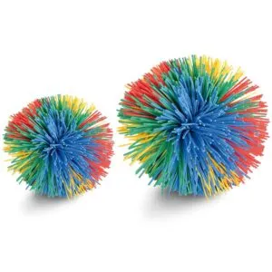 A pompom ball is great for fidgeting to activate or calm your brain