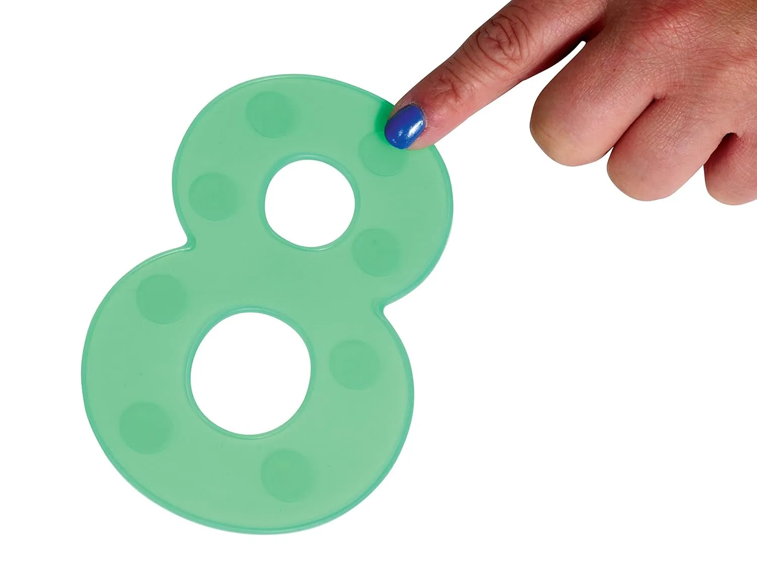 This number set from Silishapes is educational school material for young children. With this set, children learn number recognition and number sense.