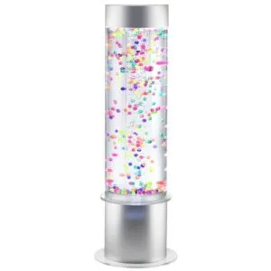 bubble tube filled with colored balls for snoezel room