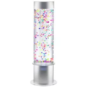 bubble tube filled with colored balls for snoezel room