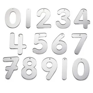 TickiT® Mirror Numbers are laser-cut double-sided mirrored numbers made from highly reflective safe acrylic in a clear child-friendly font, making them ideal for caller ID and counting activities.