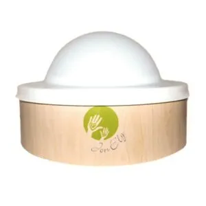 This fascinating dome fits exactly on the JonEly round light table (not included).