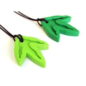 Ark therapeutic's dino-track bite chain is the dino chewing chain for the dinosaur fans. What child doesn't want to chew on these dino footprints