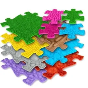 Muffik puzzle mats are a great way to motivate children to move indoors and outdoors