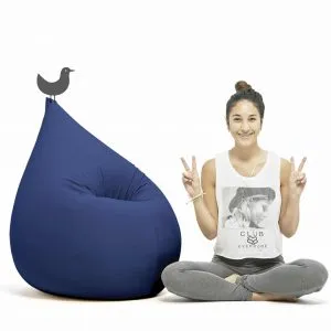 Terapy Elly beanbag is the showpiece of terapy's beanbag family. The unique thing about this beanbag is that you can place it in a drop shape.