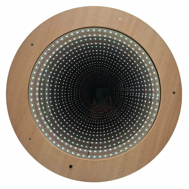 mirror tunnel lamp for wall mounting beautiful for childcare or in a snoezel room to visually stimulate children