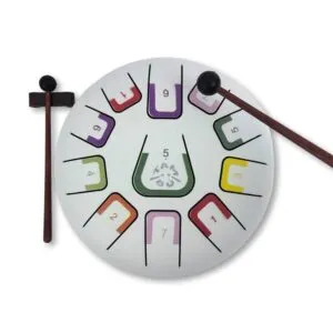 Tambu is a steel drum, ideal for children to play music.