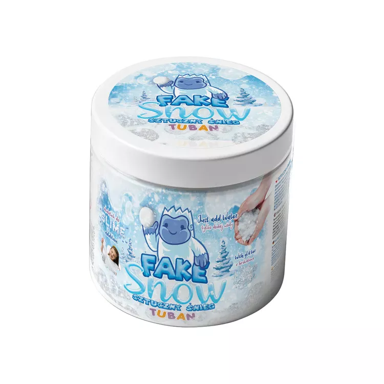 Tuban fake snow is ideal sensory play material. Bring winter into your home!
