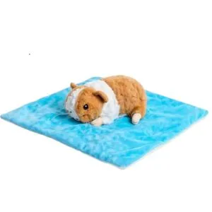 Vibrating weighted cuddly toy guinea pig from TTS helps children both de-stimulate and excite.