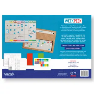 Weekpeek is the new weekly planner for the whole family from Gezinnig!