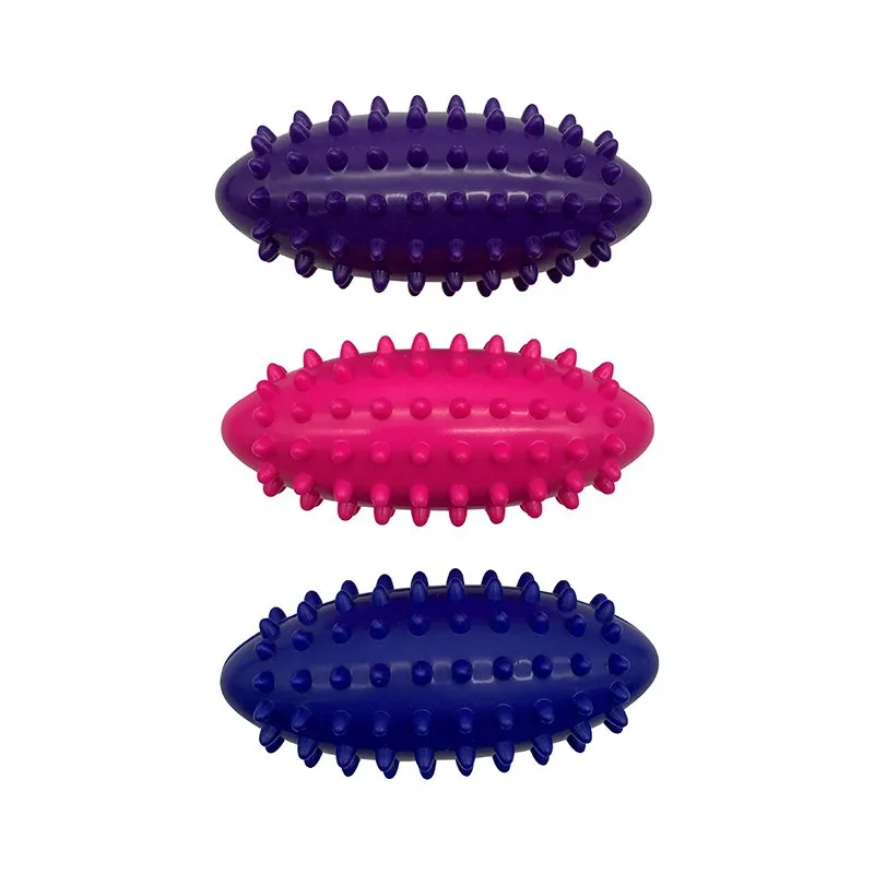 Set of 3 spikey massage rollers for sensory stimulation, relaxation and reflexology, ideal as a tactile fidget or massage aid