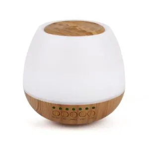Aroma diffuser and speaker for sensory stimulation in children, supports sensory development and moments of rest.