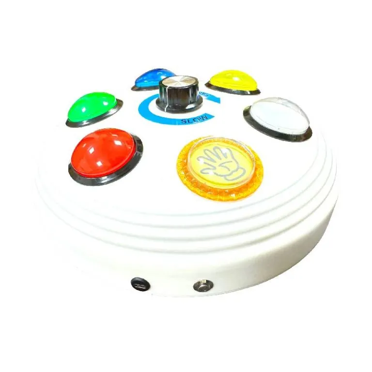 Controller with large buttons for bubble tube suitable for children