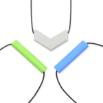 Ark therapeutic has developed a set consisting of various strengths for children who chew on shirts.