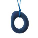 Chewigem Eternity chew necklace – oval silky pendant, ideal for chewing and fidgeting for people with ADHD or autism