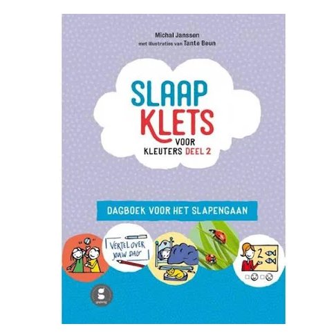 Met het boek slaapklets voor kleuters van Gezinnig kun je aan de hand van opdrachten de dag samen met je kleuter op een fijne manier afsluiten.