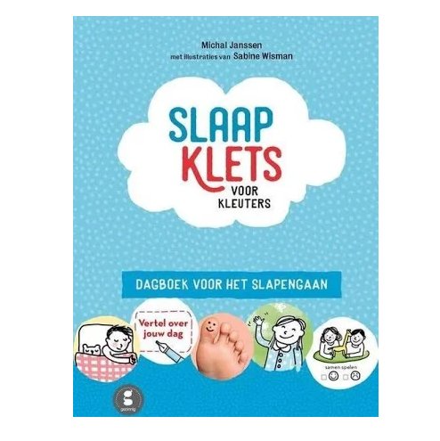 Met het boek slaapklets voor kleuters kun je aan de hand van opdrachten de dag samen met je kleuter op een fijne manier afsluiten.
