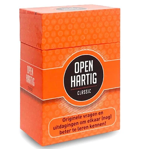 De openhartig classic gesprekskaarten zijn hét middel om in gesprek te gaan met je vrienden en familieleden en te leren over elkaar en over jezelf!.