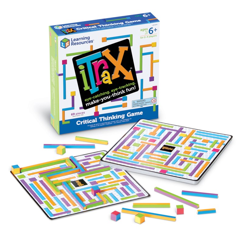 iTrax is een breinspel, het daagt het kritisch denken en snel handelen uit bij kinderen. Ideaal educatief speelgoed voor basisschoolleeftijd.