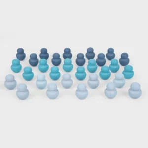Wooden Treasures Nelson from TickiT is a set of fun loose wooden parts for loose parts play. Combine this set with other wooden game material.