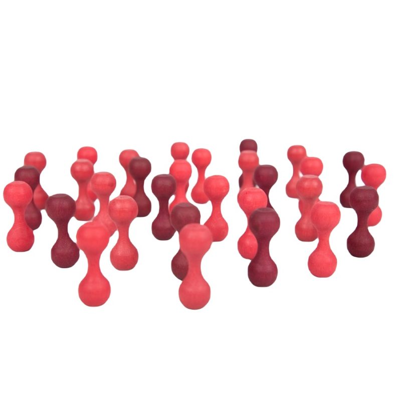 Wooden Treasures Toggle van TickiT is een set leuke losse houten onderdelen voor loose parts play. Combineer deze set met ander houten spelmateriaal.