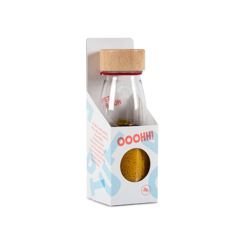 petit boum sound bottle bijen, laat je kind schudden en kijken en help je kind kalmeren