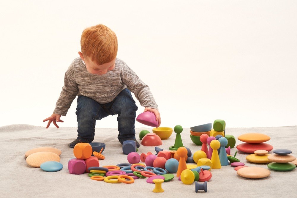 With the Rainbow Set from Tickit you have enough parts for open-ended play