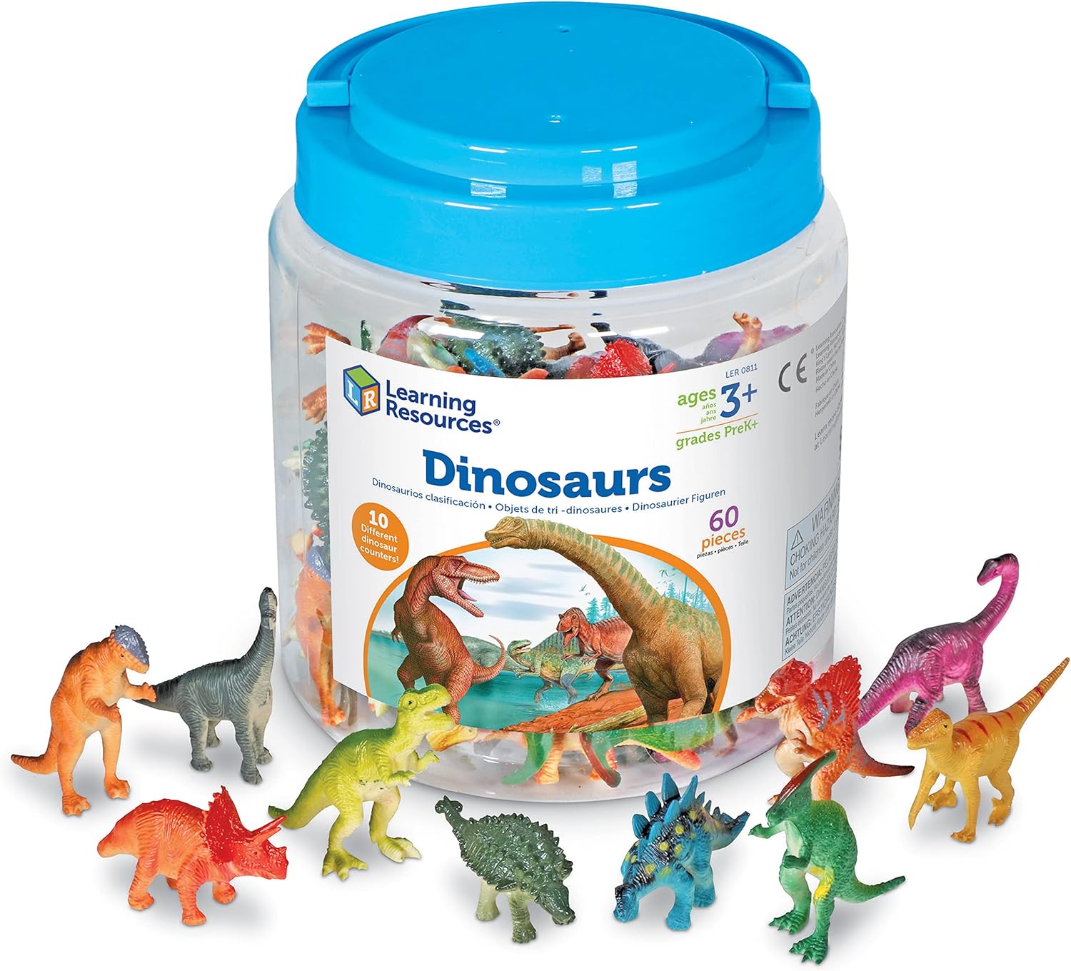 Dinosuarus play figures for open-ended play, pretend play or teaching material