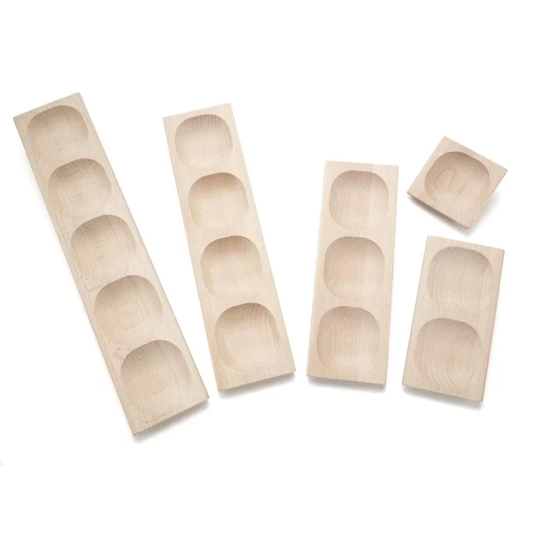 TickiT Sorting Tray - 7 Way - Solid Wood from Sustainable Forests