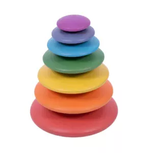 Houten Regenboogstenen – Educatief speelgoed voor balans en kleurherkenning
Stimuleer fijne motoriek, oog-handcoördinatie en creatief spel met deze kleurrijke houten stapelstenen. Ideaal voor jonge kinderen om te leren balanceren, sorteren en kleuren herkennen. Duurzaam en perfect voor open-ended spel.