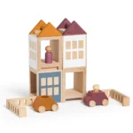 What happens when a child not only plays, but also learns, builds and brings stories to life? Then you have Lubu Town Maxi in your hands. This wooden playset is not just a toy; It is an invitation to endlessly discover, fantasize and create.  