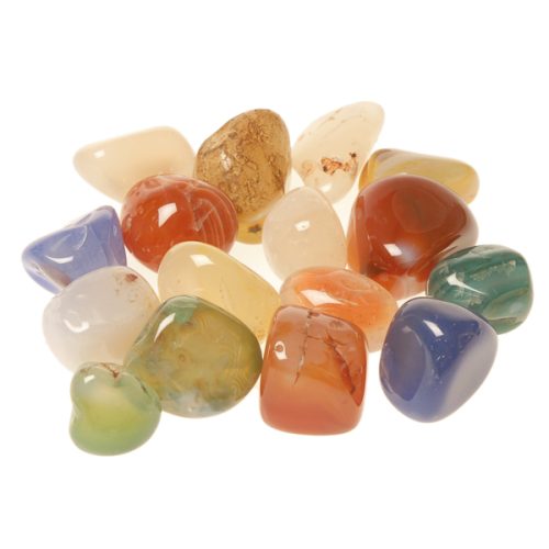 Gemstones can be used in loose parts play or add them to your tuff tray in combination with dinosaurs and other natural materials.