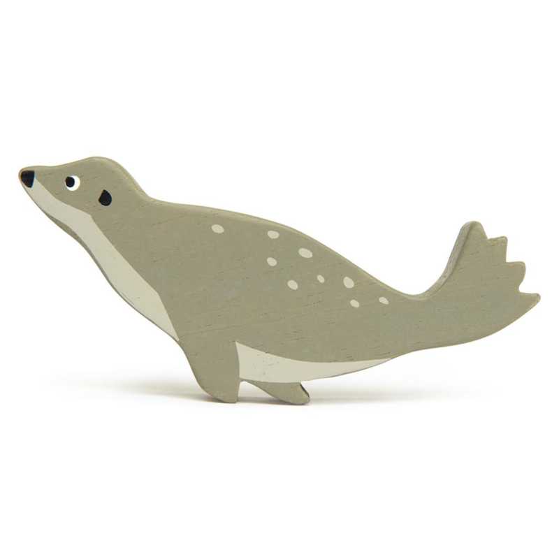 This sweet wooden seal from Tender Leaf Toys invites your child to discover life in and around the ocean. Together with the other wooden sea animals, your child can let his imagination run wild.
