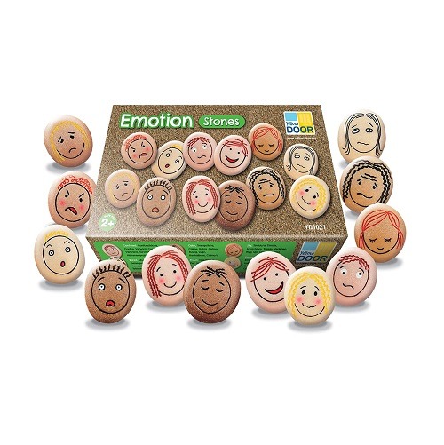 The emotion stone set makes feelings recognizable and negotiable. Teach children to recognize the various emotions in themselves and others. Beautiful educational material to stimulate social-emotional development. And certainly also recommended for coaches.