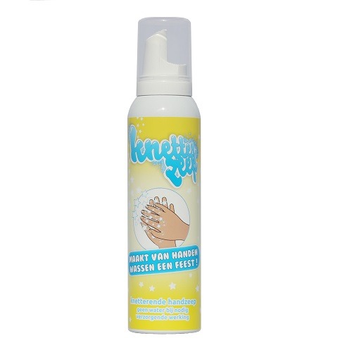 It is hand soap in foam form that starts to crackle the moment you rub it in the hands.