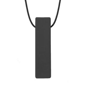 A chewing chain for children with ADHD, autism or HSP. Chewing on the Brick helps process stimuli.smooth chewing jewelry. Ideal for children and adults who chew with molars. This chewing jewelry is the same as the lego chewing jewelry but firmer because there are no studs on it.
