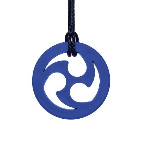 Ark therapeutic's ninja chewing chain is tough for girls and boys. Because of the openings in the design a little less suitable for the real sturdy chewers.