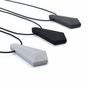 Ark Chewel chewing jewelry is a hip chewing necklace from Ark Therapeutic especially for teenagers and adults. Resembling a real jewel, this one is discreet.
