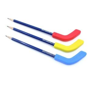 The 0 pencil topper hockey stick is really the nicest chewing cap for kids who are hockey fans and chew pencils