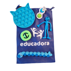fidget toys in a bag especially for a boy. Ideal for fidgeting and concentrating at school and at home.