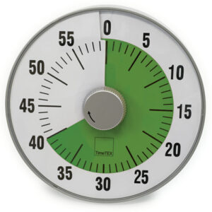 timer silent, ideal for children to make the time visual so they know how long they have for a task. In addition, you do not hear these ticking, so children who are sensitive to sound find this a nice time clock.