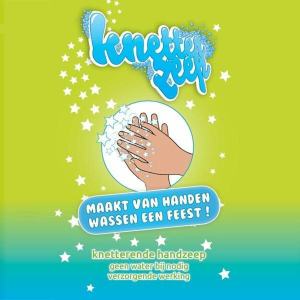 Crackling soap is ideal for washing hands without water. Children love the crackling of the soap
