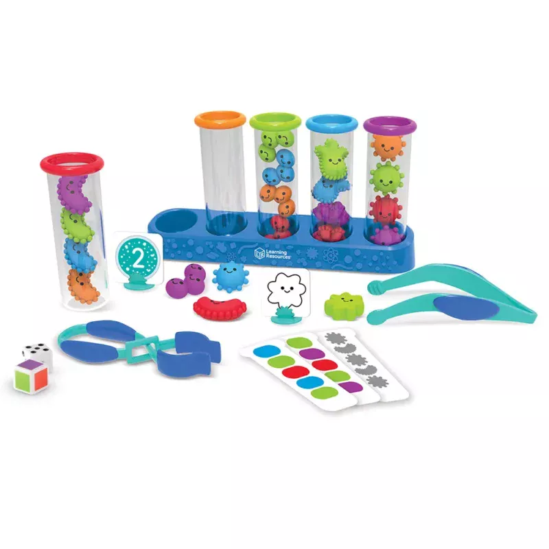 science fine motor skills set teaches children to sort and practices fine motor skills.