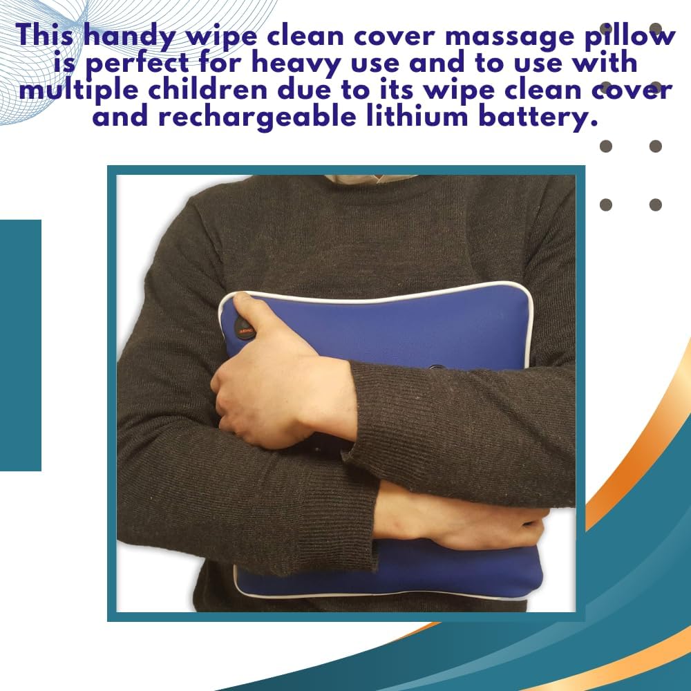 Vibrating massage cushion